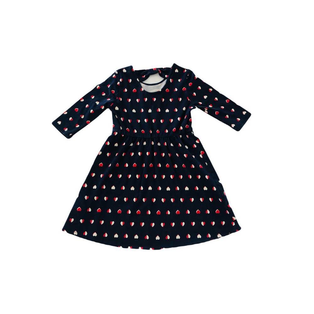 Forever 21 Girls Heart Patterned  Dress S 5/6